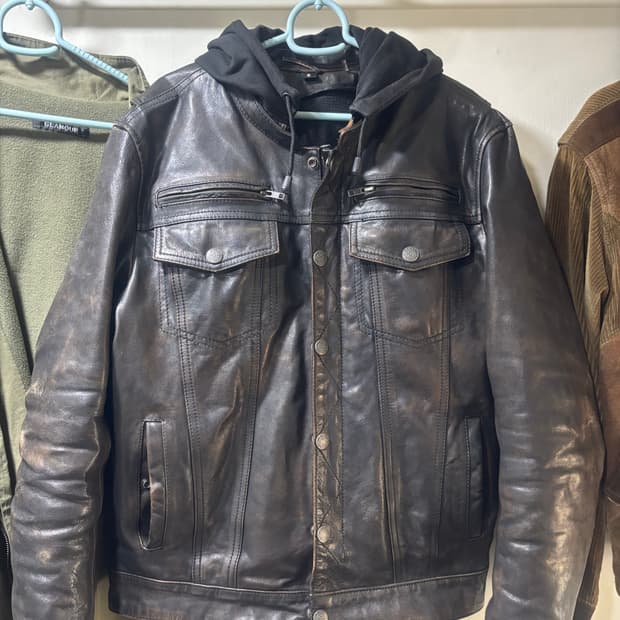 First 레더자켓 빈티지