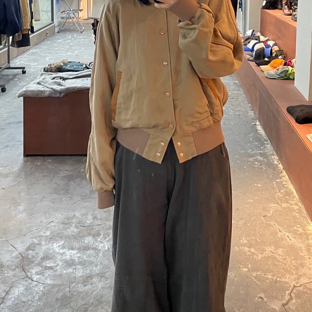 벌스데이슈트 디테일 해링턴 블루종 재킷 H813