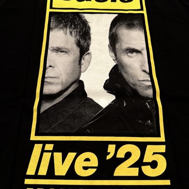 미개봉신품)오아시스 맨체스터 첫공 기념 티셔츠 XL