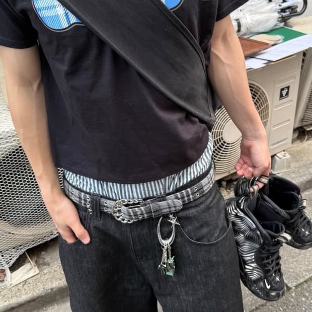 꼼데가르송 옴므 플러스 메신저 컨버스 백