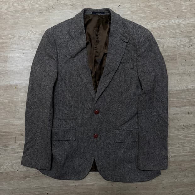 지오지아 헤링본 울 자켓