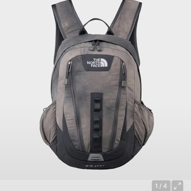 노스페이스 미니샷 그레이