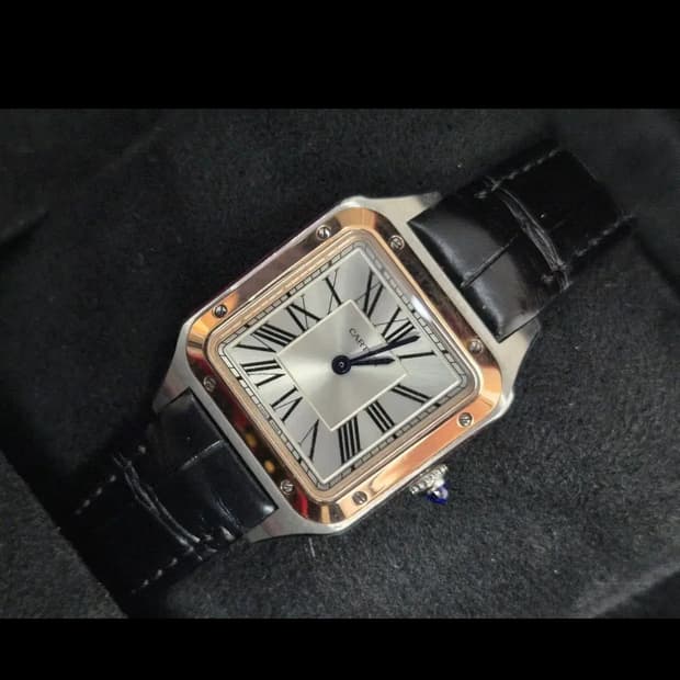 까르띠에 산토스 뒤몽 콤비 S