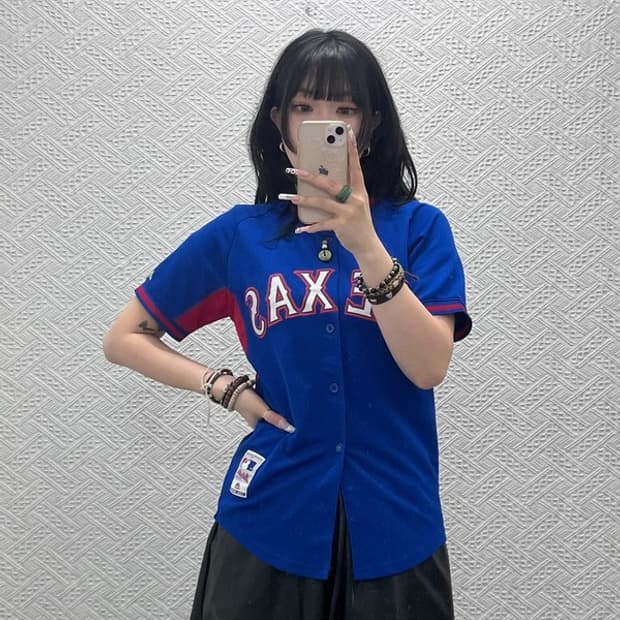 마제스틱 텍사스 레인저스 야구 져지 반팔티 90 C11458