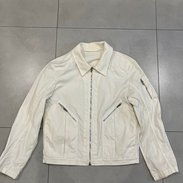 헬무트랭 에비에이터 자켓 화이트 L