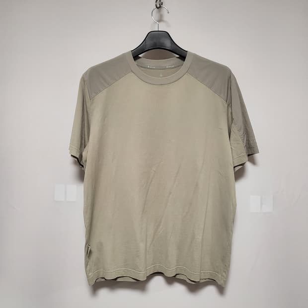 스노우피크 코튼솔더 우븐믹스 반팔티셔츠