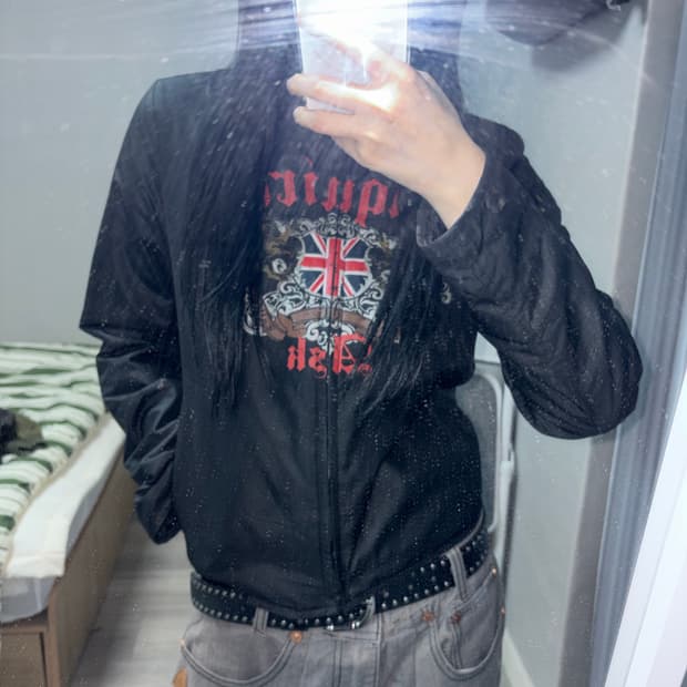 Ask highneck jacket black