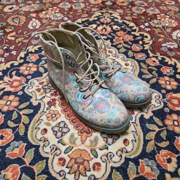 오일릴리(OILILY) 멀티 패턴 레더 워커 부츠 eu36/230-235