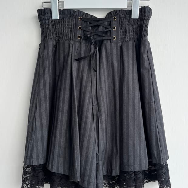 axes femme 스트라이프 아일렛 팬츠