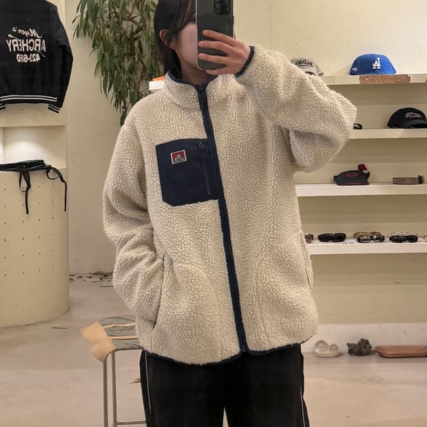 벤 데이비스 셰르파 플리스 집업 자켓 U524