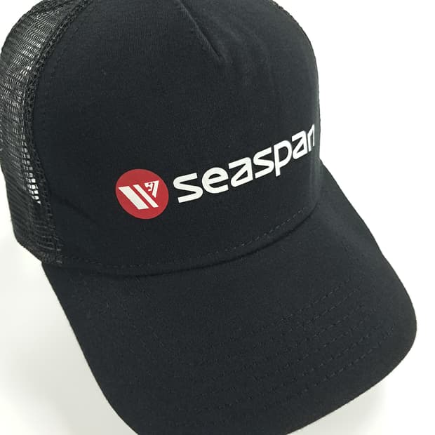 Seaspan 로고 메쉬 트러커캡 P1674