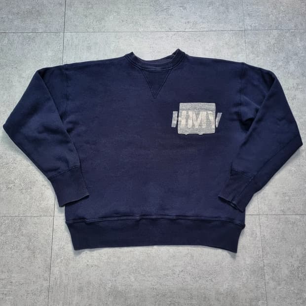 웨어하우스 포켓 네이비 스웻셔츠 40 sz