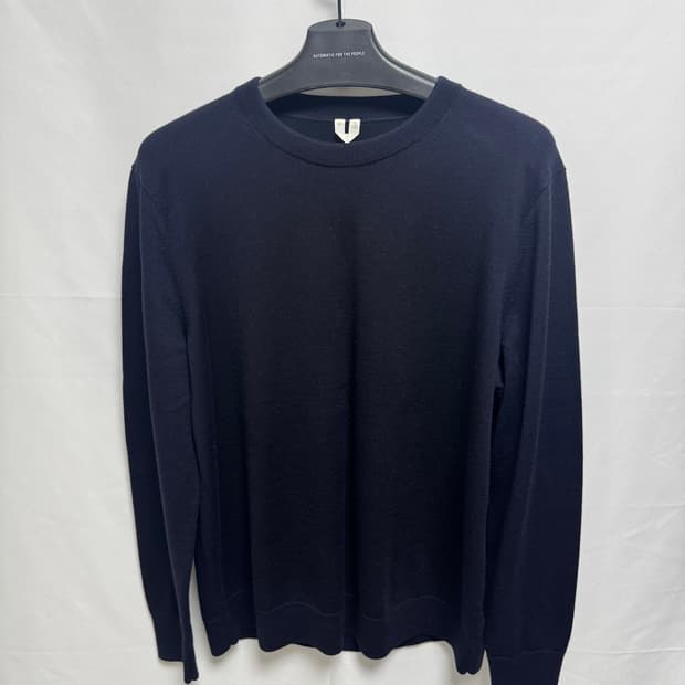 [L] ARKET 아르켓 메리노 울 니트 DARK NAVY
