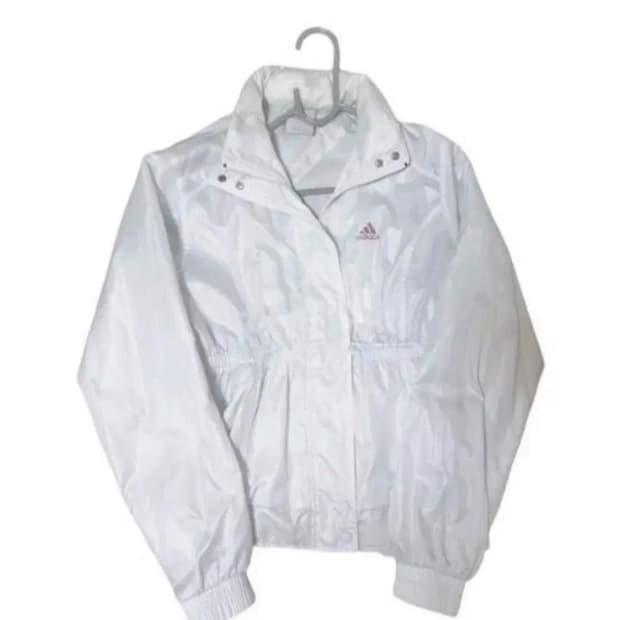 아디다스 흰핑 바람막이 집업