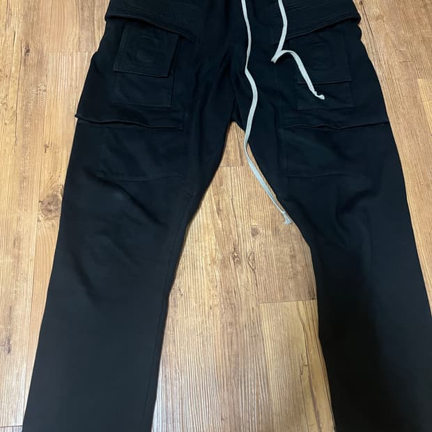 릭오웬 크리치 카고 바지 s