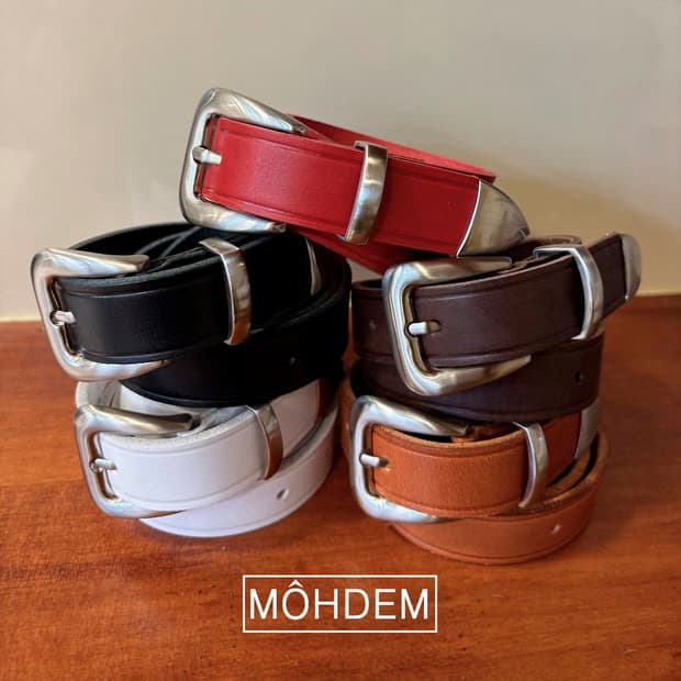 [Uinsex]미니멀 볼륨 웨스턴 벨트