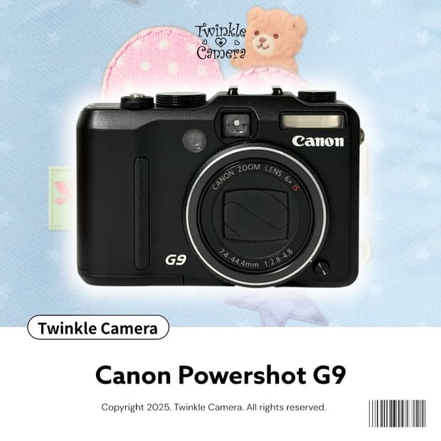 (아이브유진✨) Canon Powershot 캐논 파워샷 G9