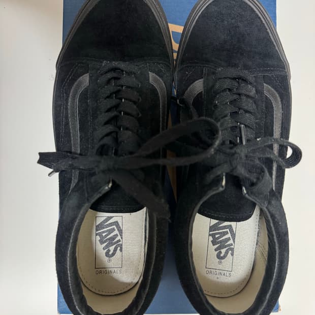 반스 올드스쿨 블랙 스웨이드 280