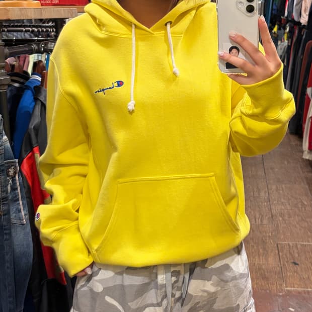 [HI] 챔피온 후드티 노랑