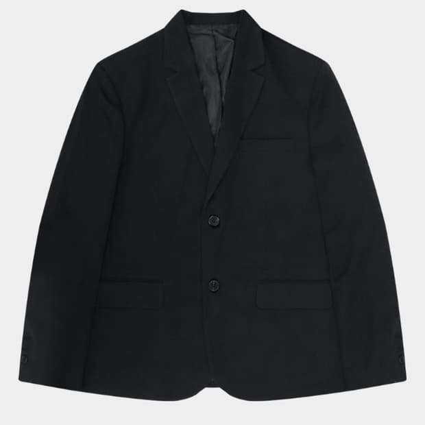 SIGNATURE 세미오버핏 싱글 블레이저 자켓