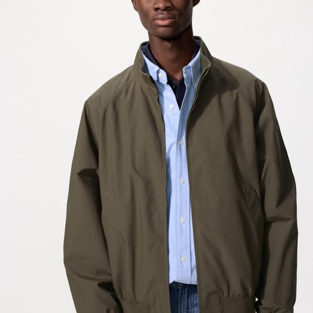 [M] 유니클로 해링턴 자켓 57올리브