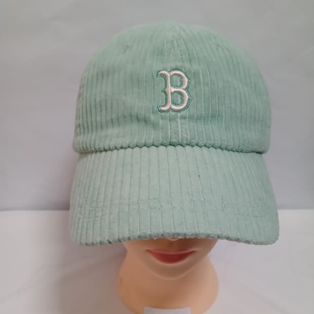 (F)MLB 코듀로이 볼캡 민트
