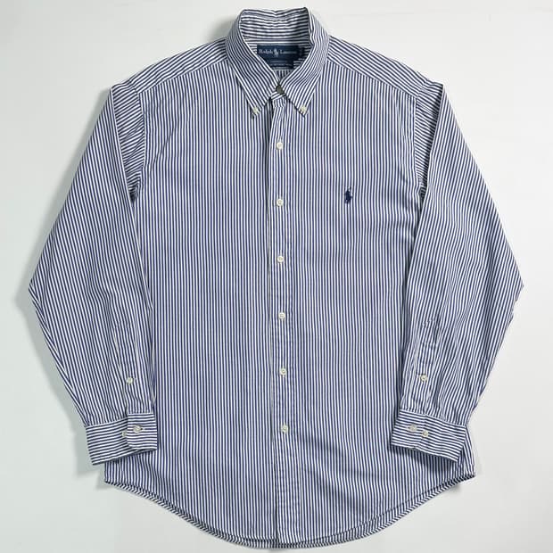 폴로 랄프로렌 블루 스트라이프 셔츠