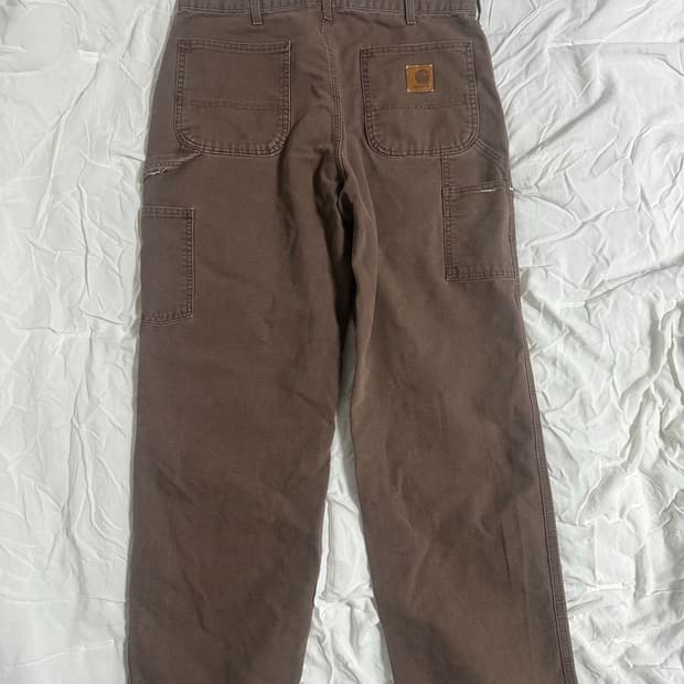 [34x32] 칼하트 빈티지 싱글니 브라운