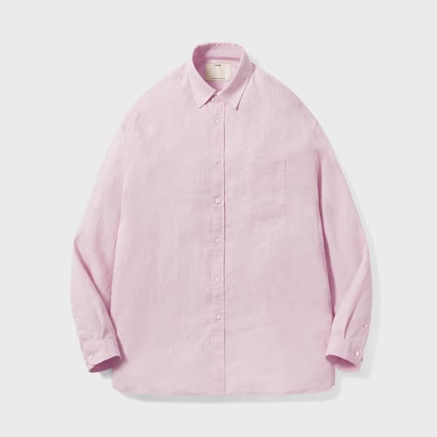포터리 린넨 컴포트 셔츠 핑크 2사이즈
