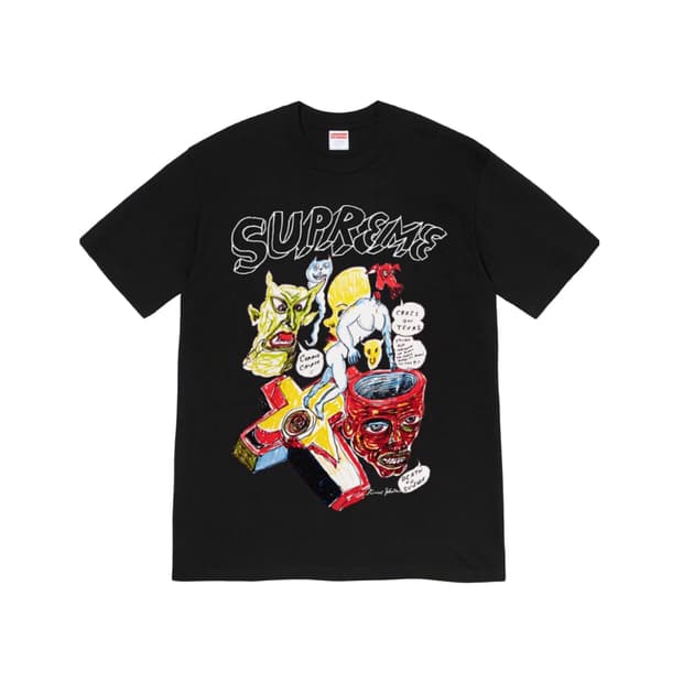 supreme 다니엘 존스턴 티셔츠