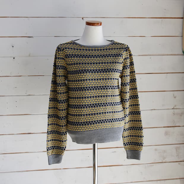 Face campana 패턴 니트 (여성용)