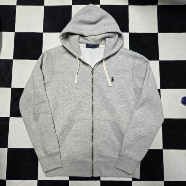 M 폴로랄프로렌 써멀 후드집업 그레이