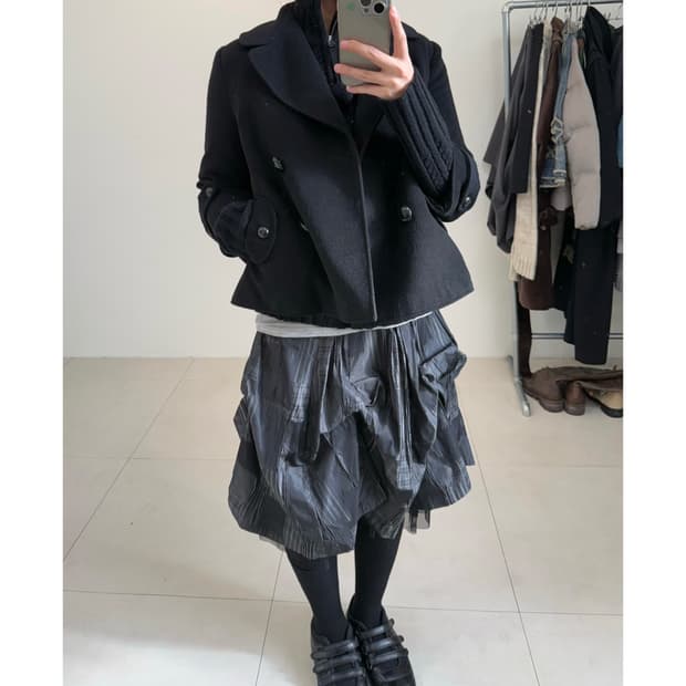 빈티지 7부 슬리브 자켓