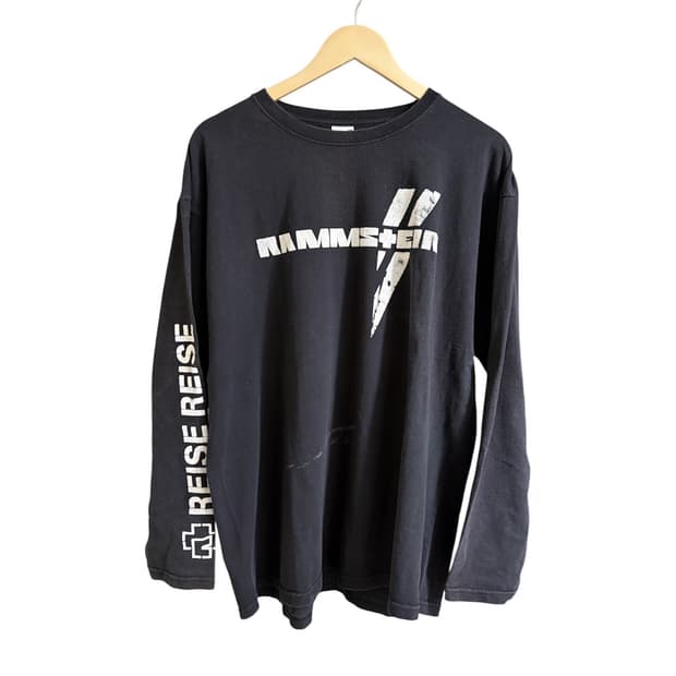 Vintage Rammstein Reise faded 롱슬리브