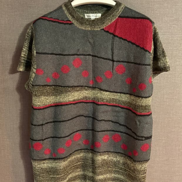 Jolie Femme 패턴 니트 Japan