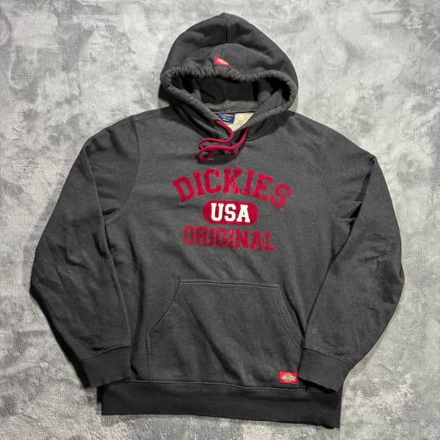 디키즈 레터링 후드티