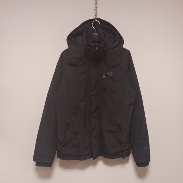 아베크롬비 안감기모 바람악이 패딩
