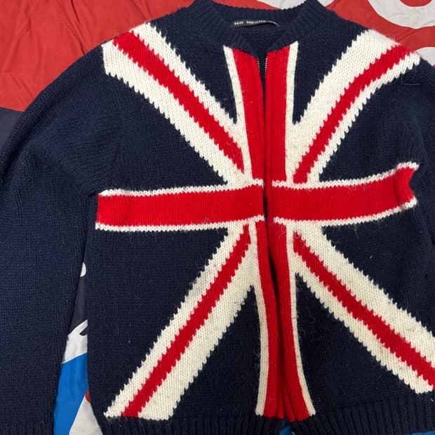 영국 유니온 잭 니트