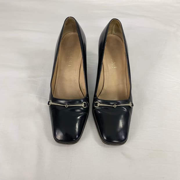 GUCCI 구찌 홀스빗 펌프스 힐 35