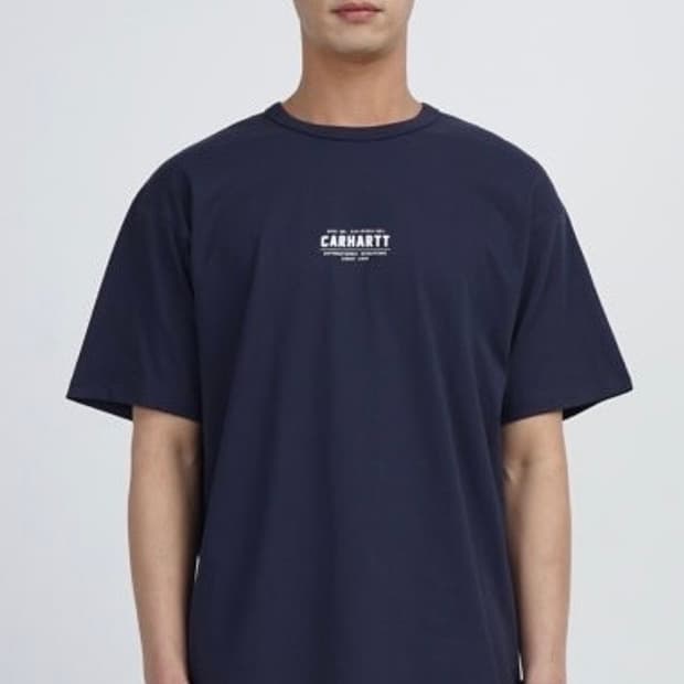 칼하트WIP BATTLE CRY T-SHIRT NAVY 네이비 반팔티셔츠
