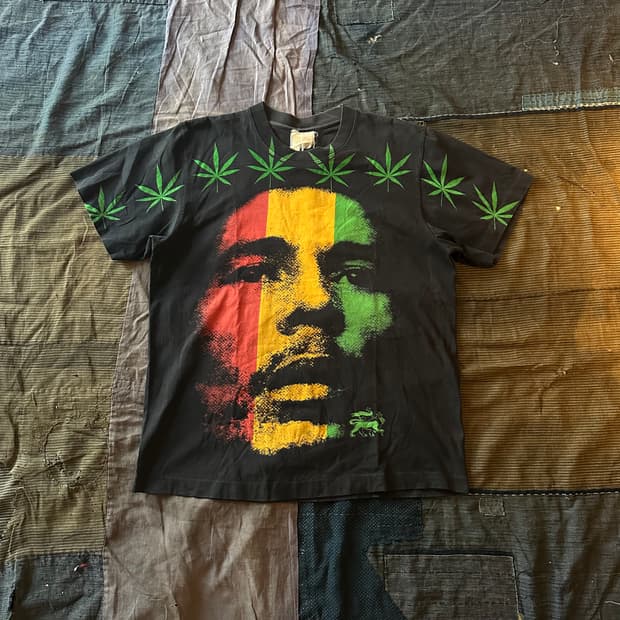 90s Bob Marley Mariuana Drug T Shirt