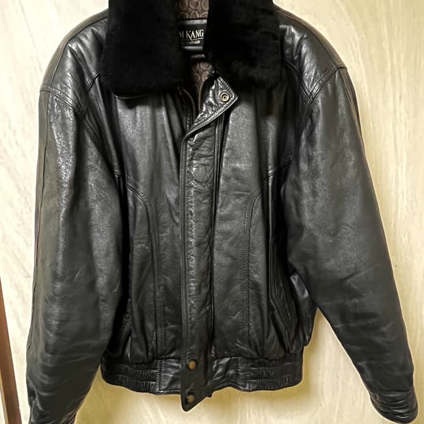 빈티지 소가죽 자켓