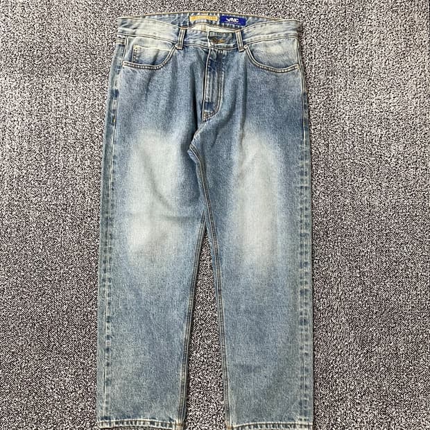 빈티지9. 프리즘웍스 셀비지 스트레이트 핏 워시드 진 데님팬츠 청바지