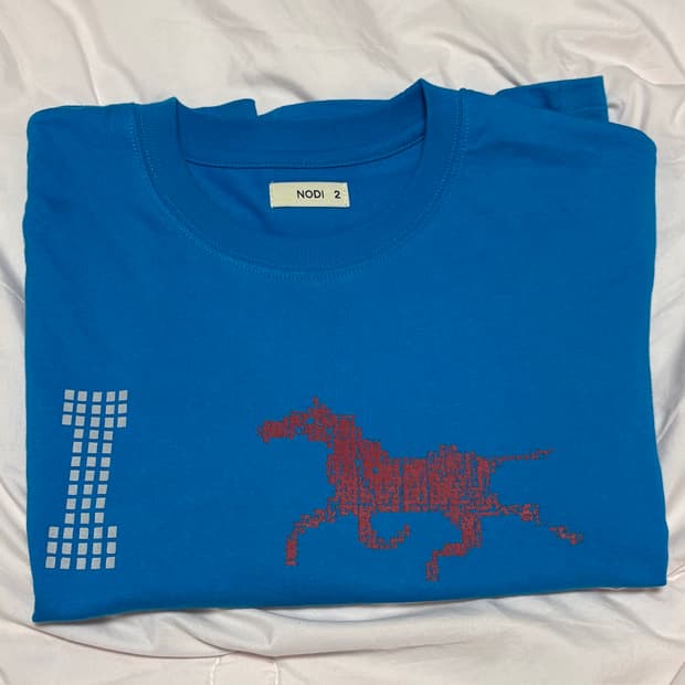 노디 반팔 System Error Horse crop Tee 2사이즈