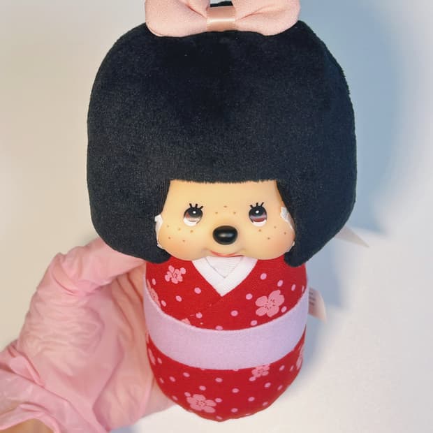 고전 코케시 기모노 몬치치• 일본 전통인형 ❤️