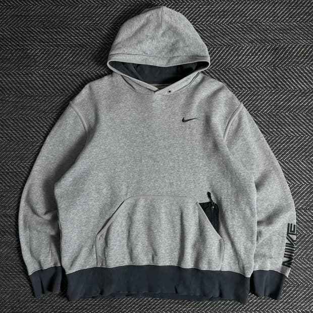 00s 나이키 올드스쿨 스우시 후드 티셔츠 o 2777