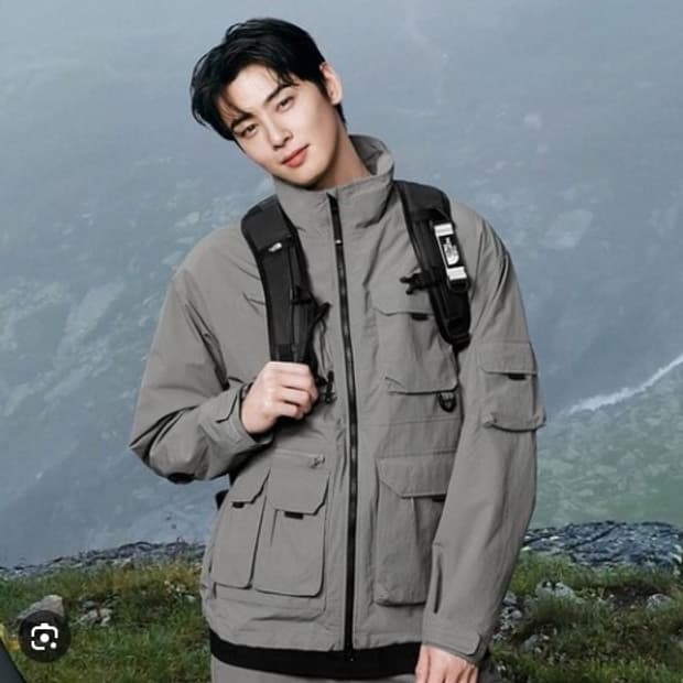 노스페이스 남성 베스티 자켓 Gray L
