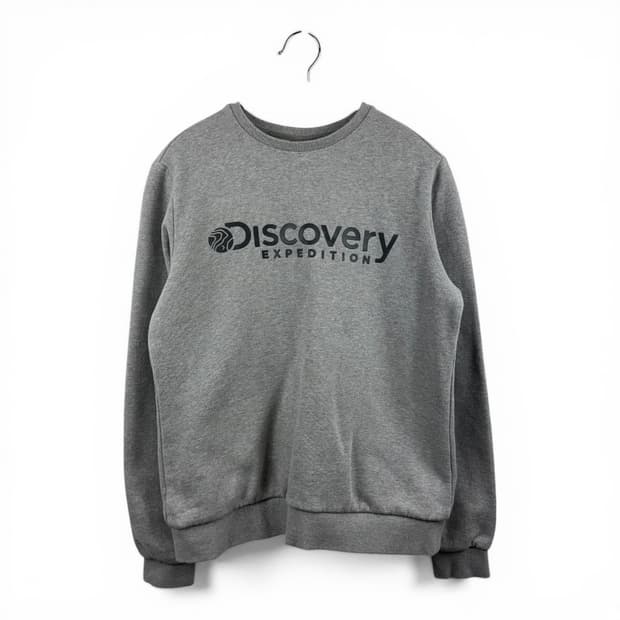 (95) 디스커버리 로고 맨투맨 그레이
