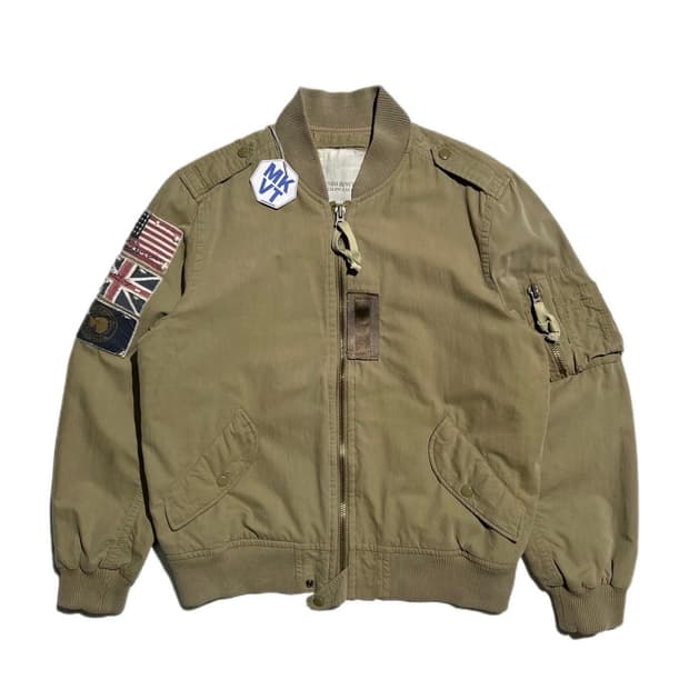 랄프로렌 데님 & 서플라이 성조기 MA-1 항공 점퍼