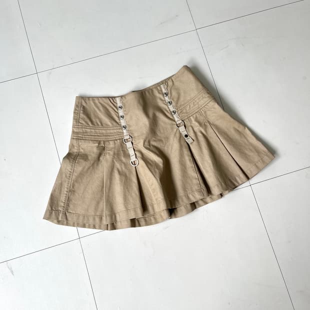 Diesel 디젤 코팅 코튼 스커트